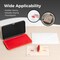NEO MARK Large Stamp Pad Kit (1oz Ink Included) - 3.50"x 6.25", Magnetic Lid, Premium Quality Felt Stamp Pad (Red)